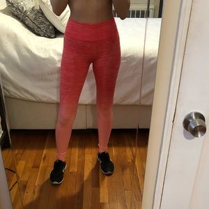Vesistar Workout Leggings - Pink ombré